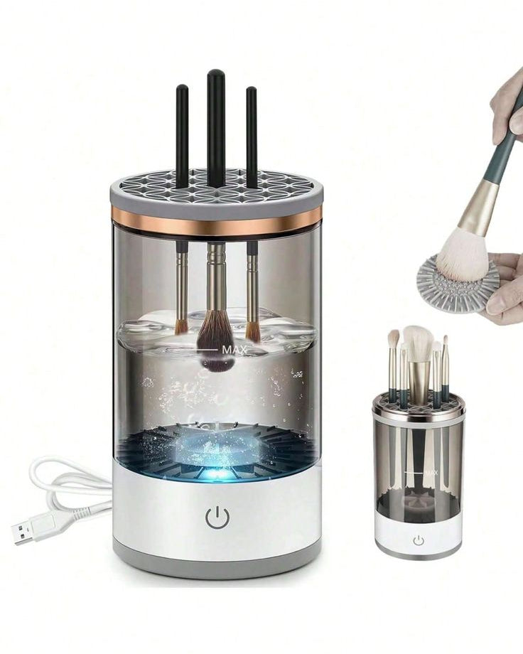 Nettoyeur Électrique de Pinceaux de Maquillage